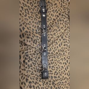 Genuine Leather Punk O-Ring Belt